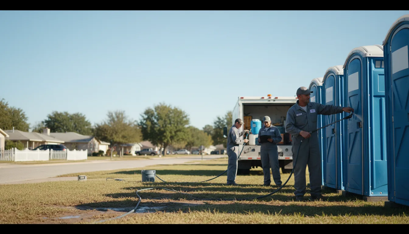 Long-Term Portable Toilet Rental in Saint Helen, MI near me
